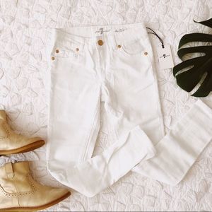 {7 for all mankind} NWT the skinny jean girls 8